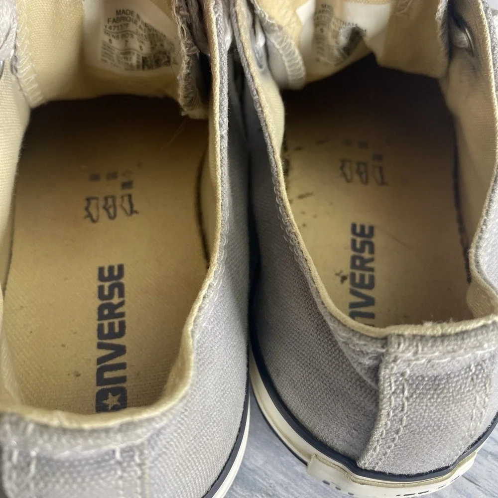 Converse Shoes W 7 M 5 Gray Chuck‎ Taylor All Star Canvas Sneakers Casual Nice